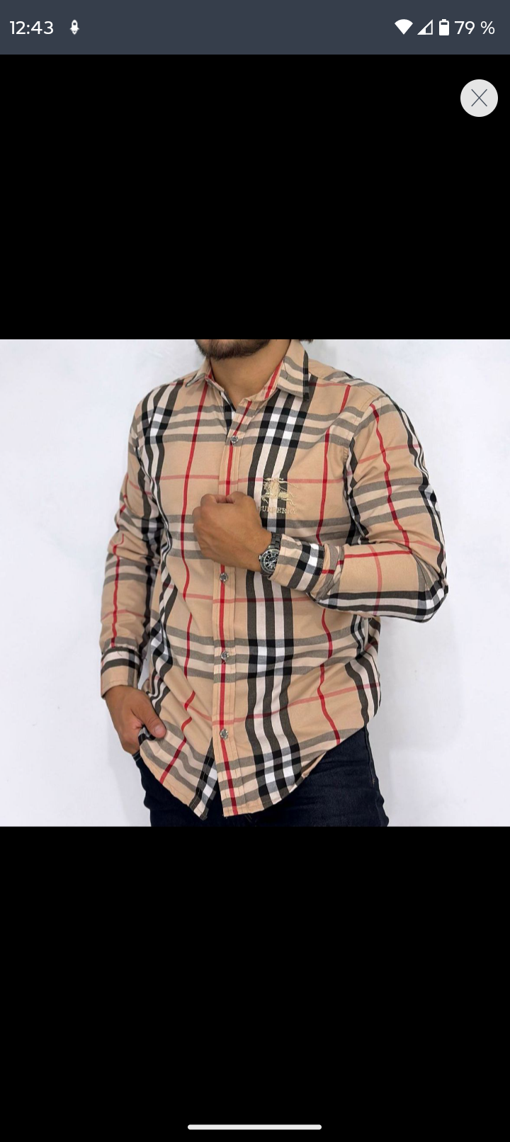 Camisa Burberry