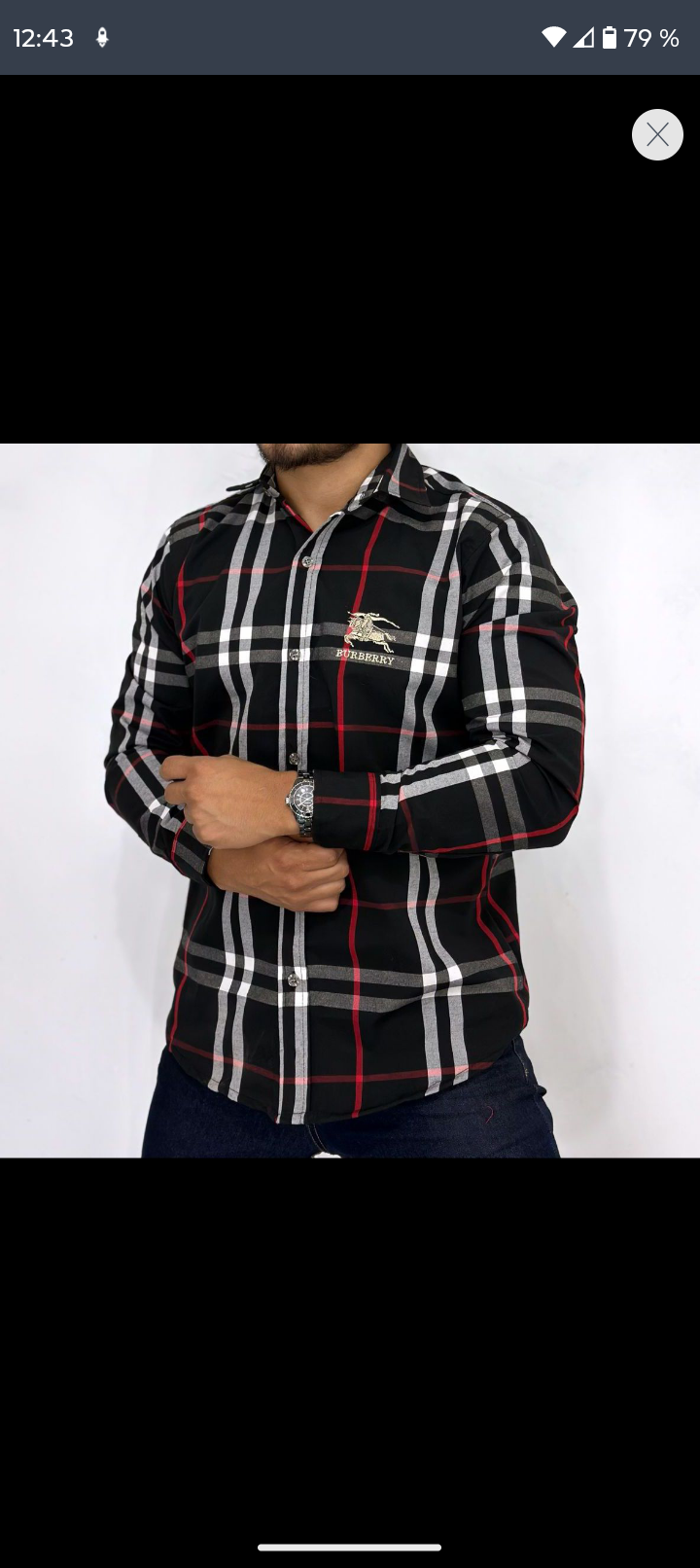 Camisa Burberry