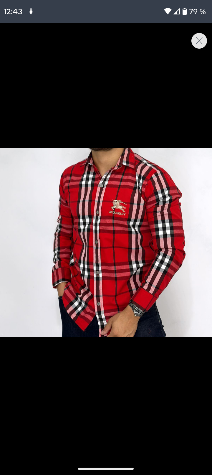 Camisa Burberry